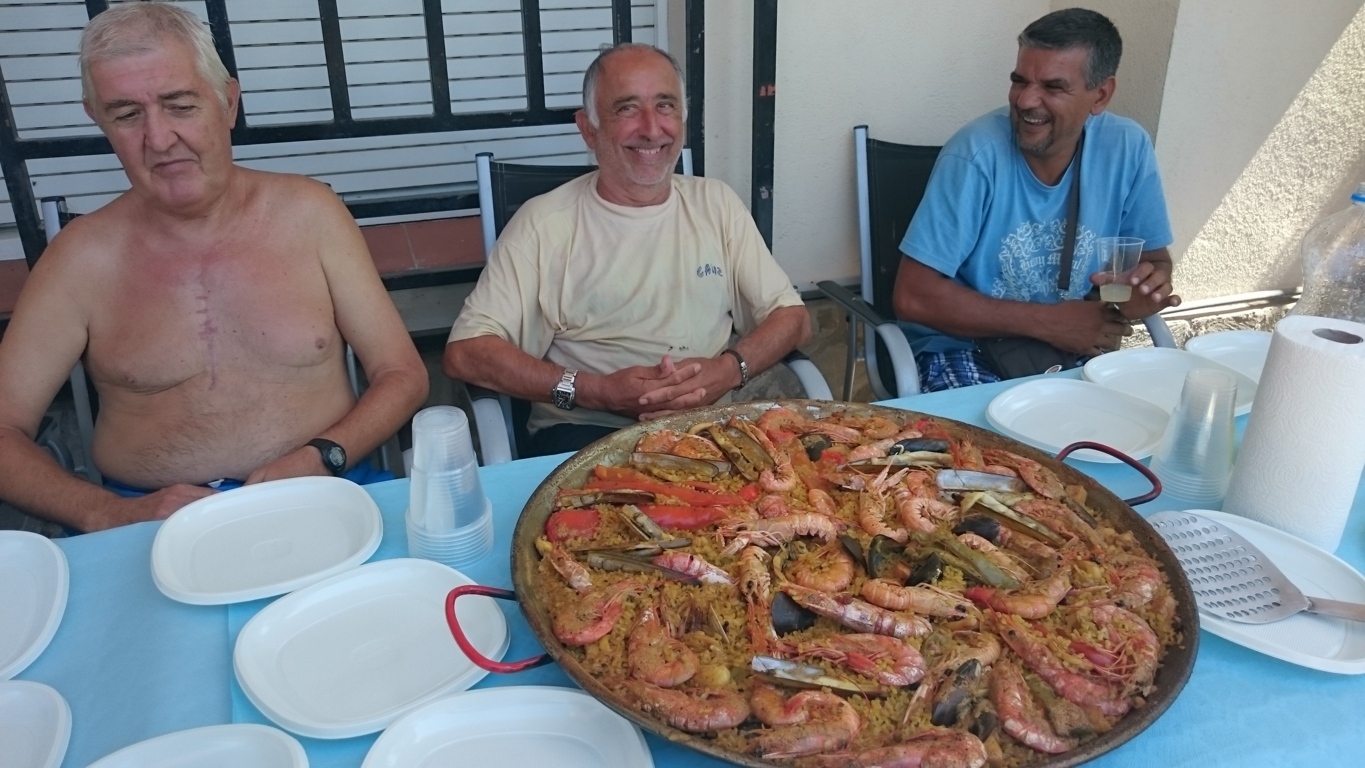 Paella colombofila